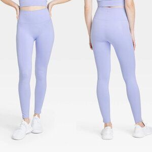 XS - Womens Seamless High-Rise Leggings - All In Motion - Lilac Purple